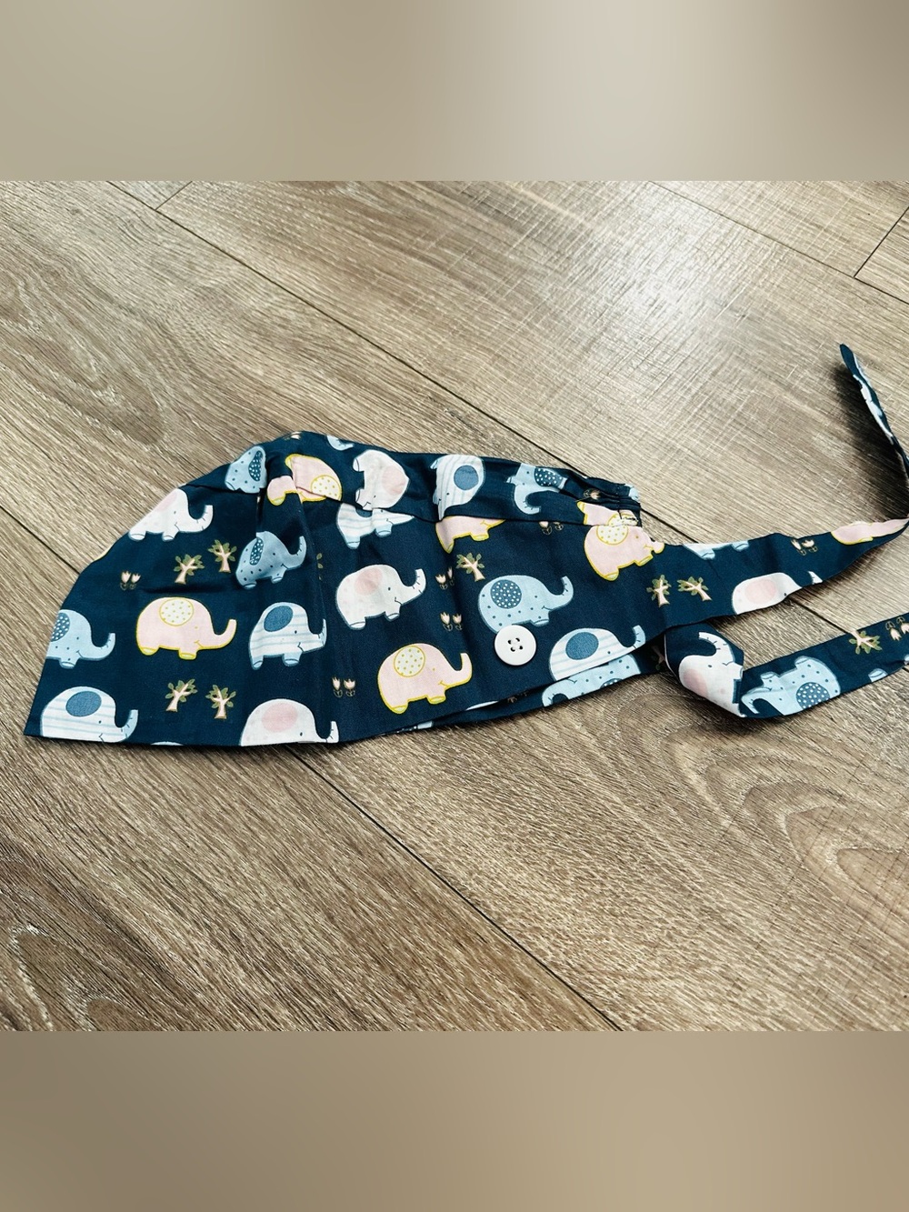 Surgical Scrub Cap Elephants NEW